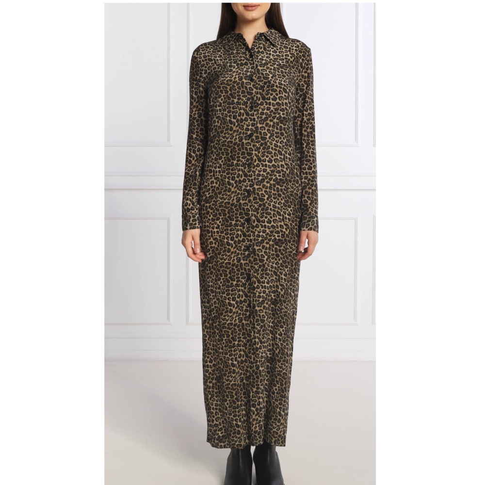 The Kooples Animal Print Silk Dress Size 1 / S New With Tags